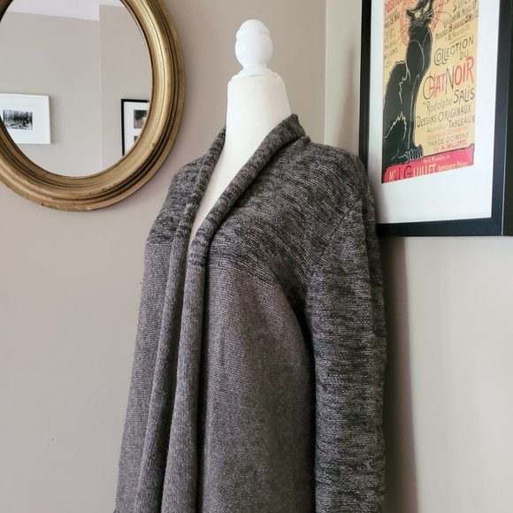 Eileen Fisher Yak Wool Blend Colorblock Long Cardigan Size Small LIKE NEW - Picture 7 of 15